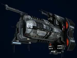 3D Capital Ship Wallace Model 3D