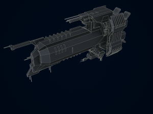 3D Capital Ship Wallace Model 3D