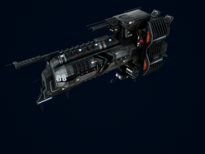 3D Capital Ship Wallace Model 3D