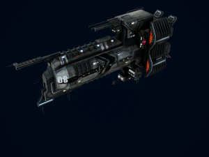 3D Capital Ship Wallace 3D Model