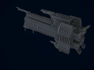 3D Capital Ship Wallace 3D Model