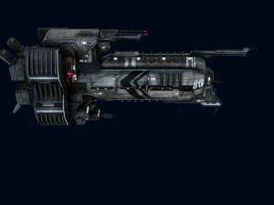 3D Capital Ship Wallace 3D Model