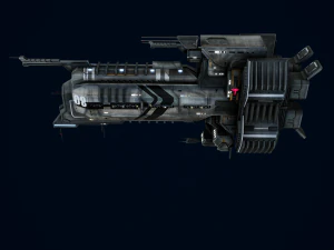 3D Capital Ship Wallace 3D Model