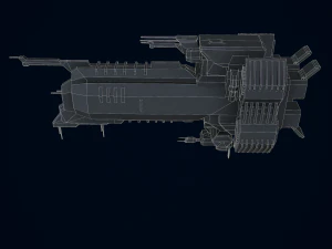 3D Capital Ship Wallace 3D Model