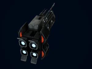 3D Capital Ship Wallace 3D Model