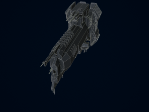 3D Capital Ship Wallace Model 3D