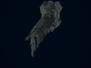 3D Capital Ship Wallace 3D Model