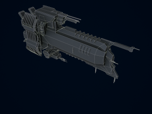 3D Capital Ship Wallace Model 3D