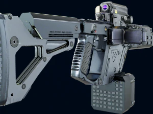 Chameleon Quad-Schrotflinten 3D Modell