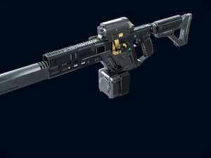 Chameleon Quad Shotguns 3D Модель