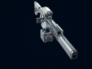 Chameleon Quad Shotguns 3D Модель