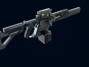 Chameleon Quad Shotguns 3D Модель