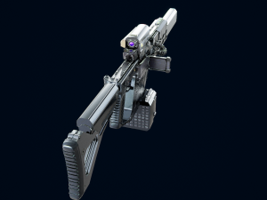 Chameleon Quad Shotguns 3D Модель