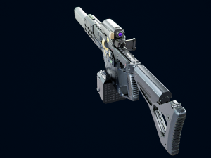 Chameleon Quad Shotguns 3D Модель