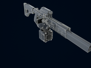 Chameleon Quad Shotguns 3D Модель