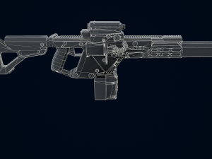 Chameleon Quad Shotguns 3D Модель
