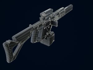 Chameleon Quad Shotguns 3D Модель
