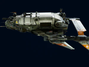Crow Dropship Quad 3D Model