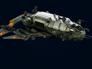 Crow Dropship Quad 3D 模型