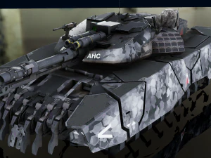 Танк Т470 Ховер 3D Модель