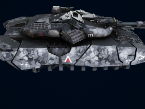 T470 Hover Tank 3Dモデル