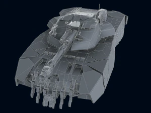 T470 Hover Tank 3D Model