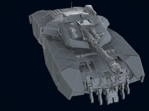 T470 Hover Tank 3Dモデル