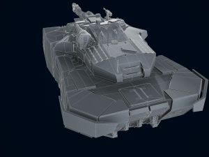 T470 Hover Tank 3Dモデル