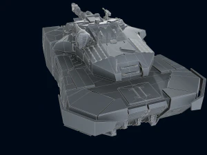T470 Hover Tank 3D Model