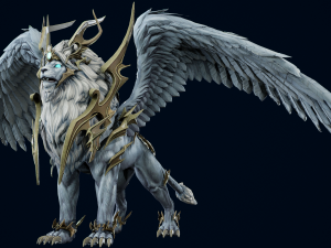 3D Achates Lion Quad 3D Model