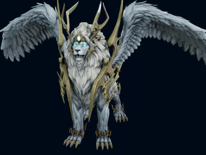 3D Achates Lion Quad 3D Model
