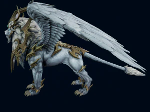 3D Achates Lion Quad 3D Model