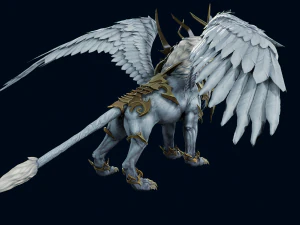 3D Achates Lion Quad 3D Model