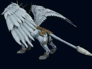 3D Achates Lion Quad 3D Model