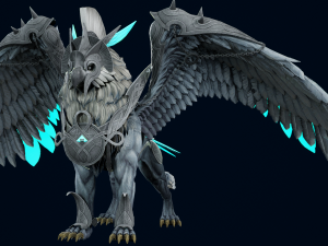 3D Gryphon Eagle Beast Modelo 3D