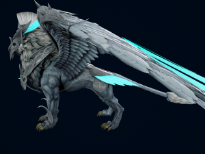3D Gryphon Eagle Beast 3D Модель