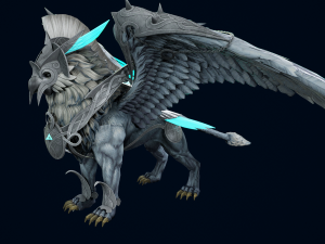 3D Gryphon Eagle Beast 3D Модель