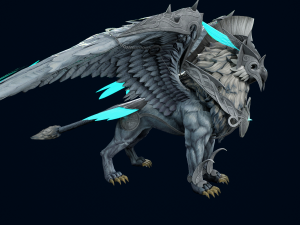 3D Gryphon Eagle Beast 3D Модель