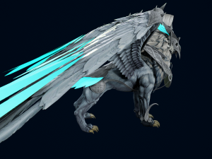 3D Gryphon Eagle Beast 3D Модель