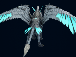 3D Gryphon Eagle Beast 3D Модель