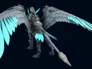 3D Gryphon Eagle Beast 3D Модель