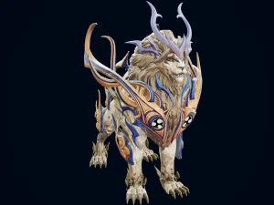 Tytalos Lion Quad 3D Model