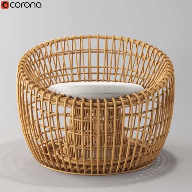 Nest Chair Modelo 3D .c4d .max .obj .3ds .fbx .stl .blend