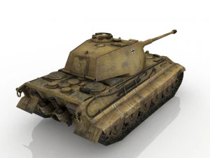 WWII Tank 3D Model