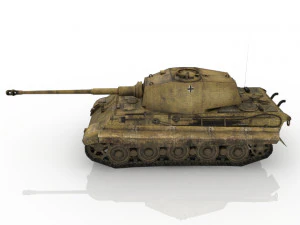 WWII Tank 3D Model