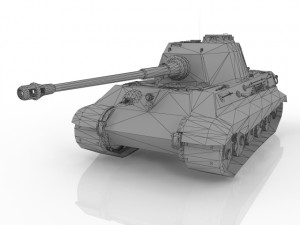 WWII Tank Model 3D