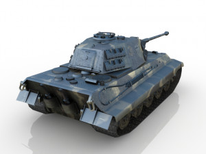 Tank World War II Model 3D