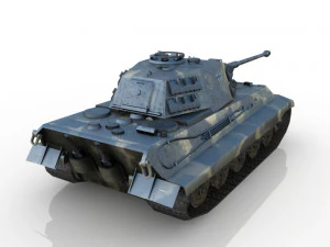 Tank World War II 3D Model