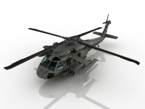 Helicopter 3D Model