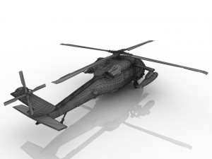 Helicopter 3D Model